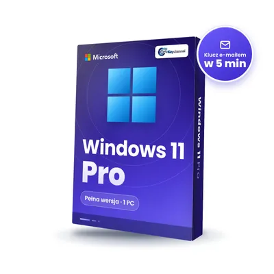 Zdjęcie produktu dla Microsoft Windows 11 Pro | Pełna wersja | 1 PC | Klucz e-mailem w 5 min
