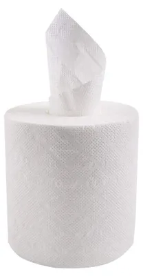 Produktbild von Papierhandtuchrollen HygoClean, 2-lagig, weiß | Zellulose, Innenabwicklung, 6 Rollen