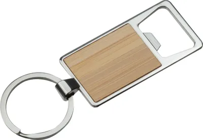 Produktbild von Schlüsselanhänger mit Flaschenöffner / aus Bambus