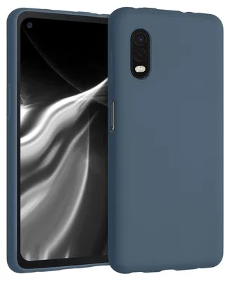 Produktbild von kwmobile Handyhülle für Samsung Galaxy Xcover Pro Hülle - TPU Case - Kabelloses Laden - Schutzhülle Cover in Dunkler Schiefer