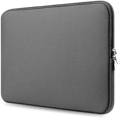 Zdjęcie produktu dla Etui na laptopa z neoprenu, 38x30 cm, z zamkiem błyskawicznym, przeznaczone do ochrony laptopów o przekątnej 15,6 cala