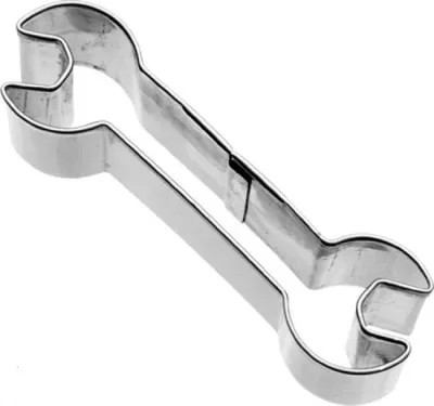 Immagine prodotto di Birkmann Ausstechform Schraubenschlüssel, Ausstecher, Plätzchenform, Keks, Plätzchen, Edelstahl, 7 cm, 191907