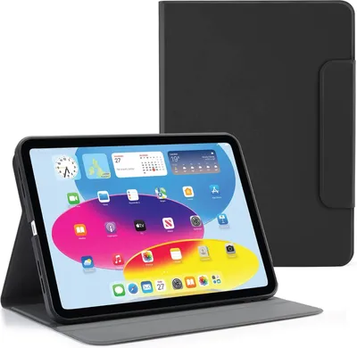 Produktbild von Pipetto Rotating Folio Schutzhülle iPad 2022 10 Generation schwarz