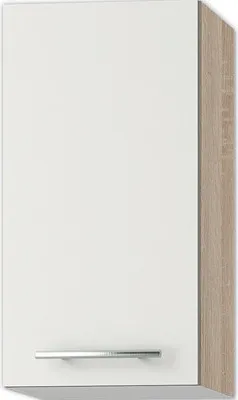 Produktbild von Optifit Hängeschrank Dakar286 BxTxH 30 x 34,6 x 57,6 cm weiß glänzend zerlegt Anschlag reversibel KUDK O306-9+