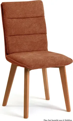 Produktbild von Esszimmerstuhl (6er-Set) Darija 47x92x60 Eiche geölt/Cognac