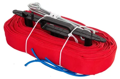 Produktbild von STRANDVOLLEYBALL-FELDMARKIERUNGSBAND 48 m (2 x 8 m und 2 x 16 m) NETEX – ROT