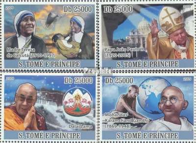 Produktbild von Briefmarken Sao Tome e Principe 2009 Mi 3881-3884 (kompl.Ausg.) postfrisch Jahr der Aussöhnung