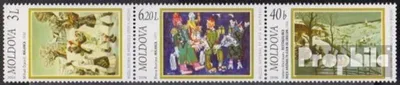 Produktbild von Briefmarken Moldawien 2006 Mi 570-572 Dreierstreifen (kompl.Ausg.) postfrisch Wintergemälde