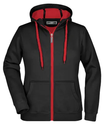 Immagine prodotto di James and Nicholson - Giacca da donna LT5350 (M) (Nero/Rosso)
