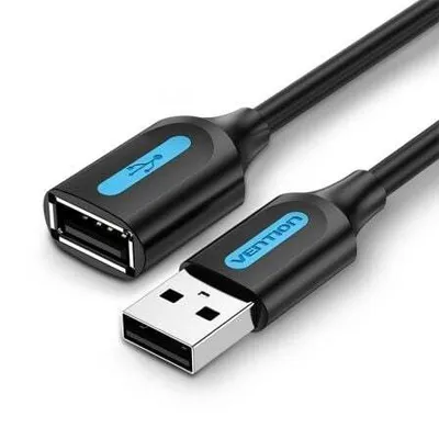 Zdjęcie produktu dla Vention CBIBF, 1 m, USB A, USB A, USB 2.0, 0,48 Gbit/s, Czarny