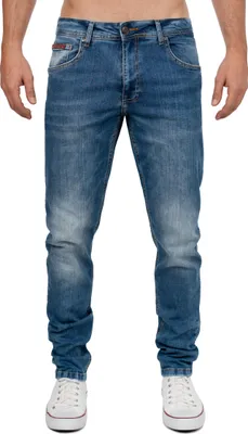 Produktbild von Cipo & Baxx Herren Slim Fit Jeans Stonewashed CD820 Blue W38/L34