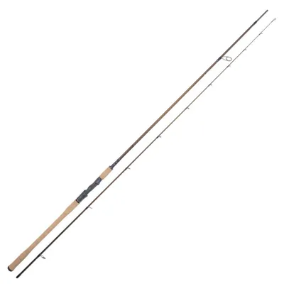 A fishing rod is shown against a white background.