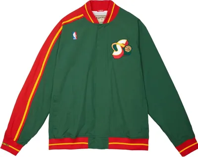 Produktbild von M&N Authentic Warm Up Jacke Seattle SuperSonics 1995-96 - L