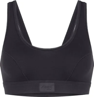Produktbild von sloggi Damen Unterhemd Double Comfort Top - BLACK - Größe 46
