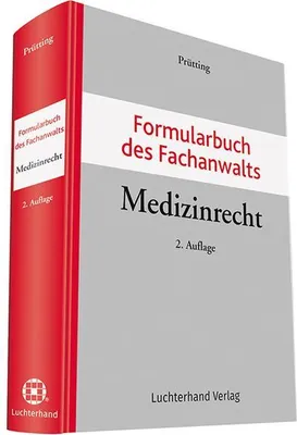 Produktbild von Formularbuch Medizinrecht