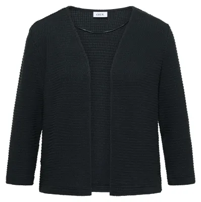 Produktbild von Cecil (304) TOS Ajour Knit Open Jacket palm breeze green palm breeze green M