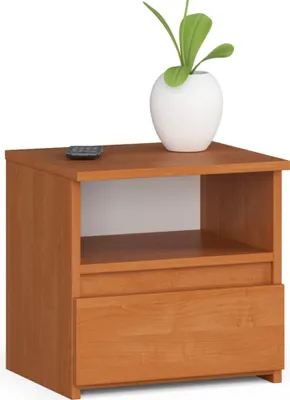 Produktbild von Nachttisch AKORD CL1 in der Farbe Erle Schublade B40 x H40 x T35 cm