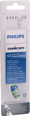 Produktbild von Philips 4er-Pack (früher ProResults zum Schutz vor Plaque), 4 Stück(e), Weiß, Medium, 2 Series plaque control, 2 Series plaque defense, 3 Series gum health, DiamondClean, DiamondClean..., 25 mm, 60 mm
