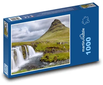 Obrázok produktu pre Puzzle 1000 Vodopád pri hore Kirkjufell - martinpuzzle