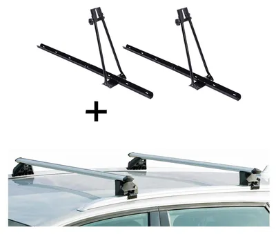 Produktbild von 2xFahrradträger ORION + Relingträger CRV107A kompatibel mit Audi A4 Kombi (B9) 5 Türer ab 2015