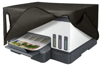 Produktbild von kwmobile Cover kompatibel mit HP Smart Tank 7005 / Smart Tank 5000 - Tasche Hülle Drucker - Staubschutzhülle Schutzhaube Schutzhülle - Dunkelgrau
