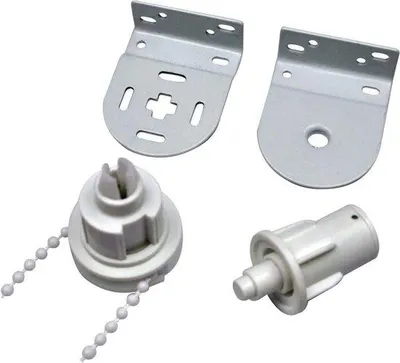 Obrázek produktu pro Náhradní řetězový kladkostroj pro rolety, 30 mm, s řetězem a kovovým držákem, nosnost 5 kg