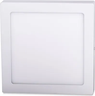 Obrázek produktu pro Ecolite Bílý přisazený LED panel hranatý 225 x 225mm 18W Barva světla: Denní bílá LED-CSQ-18W/4100