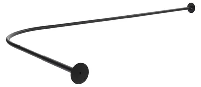 Zdjęcie produktu dla Przegroda prysznicowa w kształcie litery L - narożna przegroda prysznicowa - stal nierdzewna 201 - regulowana, wymiary 70–95 x 105–165 cm - do wanny i prysznica