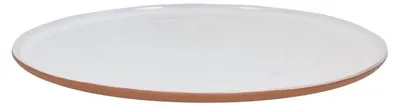 Productafbeelding van Pomax serveerschaal voor bruidstaart, porselein, wit, Ø 26,5 x H 1 cm