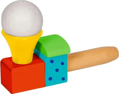 Produktbild von Bunte Geschenke - Pusteball-Spiel Lokomotive