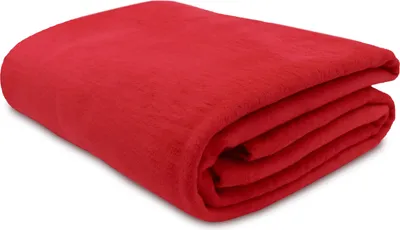 Produktbild von Kuscheldecke mit Einfassband, 150x200 cm, rot