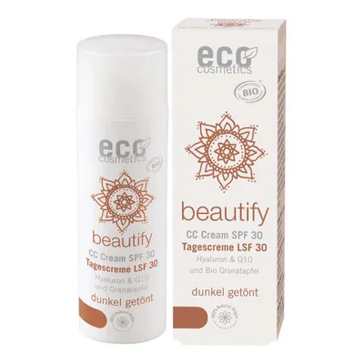 Produktbild von ECO Cosmetics EC72334, CC Creme, 50 ml, Frauen, normale Haut, Glättend, Pumpenflasche