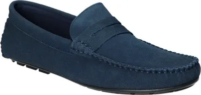 Produktbild von AMERICAN CLUB CY120 Herren Leder Mokassins, Herren Mokassins, Schaumstoffeinlage MEMORY FOAM SYSTEM, Slip-On Modell, Casual, Lederschuhe, Marineblau 45