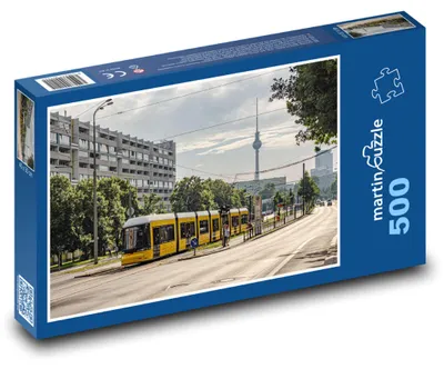 Obrázek produktu pro Puzzle 500 Žlutá tramvaj v Berlíně - martinpuzzle