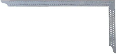 Produktbild von Famanu Zimmermannswinkel 600 mm – Nahtloser Edelstahl-Zimmermannswinkel mit mm-Skala