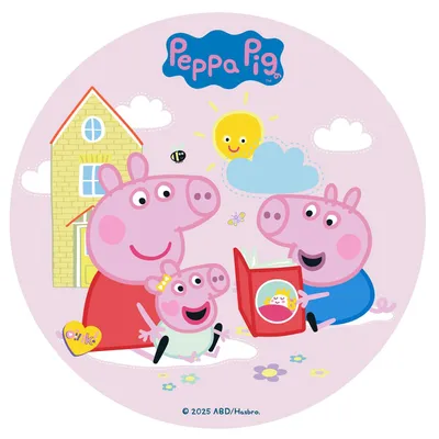 Produktbild von dekora - Essbare Baby Peppa Wutz Oblate 20 cm Diameter für Geburtstagstorten