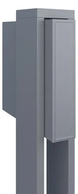 Produktbild von Standbriefkasten Flag in Grau Metallic