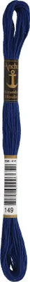 Produktbild von Anchor Sticktwist 4635000-00149 tintenblau Stickgarn, 100 % Baumwolle