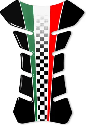 Produktbild von Tank Pad Aufkleber 3D für Motorrad Graphic Trikolore