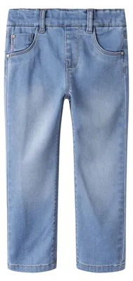 Zdjęcie produktu dla Legginsy dziewczęce NAME IT Nmfsalli Slim DNM, kolor: jasnoniebieski denim, rozmiar: 110 cm