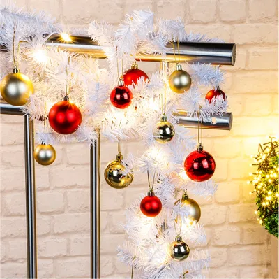 Immagine prodotto di HI ghirlanda natalizia con luci fiabesche 80 LED bianchi