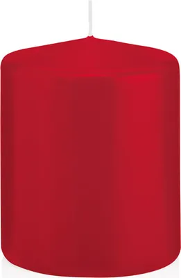Produktbild von Wiedemann Große Stumpenkerzen Weihnachtsort Ø 80 x 100 mm, 6 Stück, 45 Brenndauer