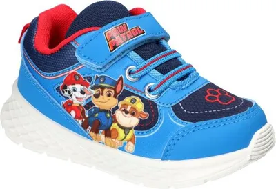 Image de Chaussures Paw Patrol, sauveurs sur quatre pattes, PW1973, Rubble, Marshall et Chase, baskets sous licence pour enfants avec velcro, chaussures originales pour enfants 27