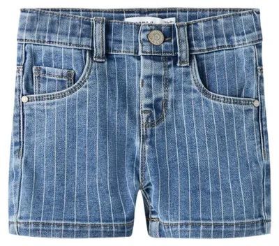 Zdjęcie produktu dla Spodenki dziewczęce NAME IT Nmfsalli Slim DNM, kolor: denim (niebieski), rozmiar: 122