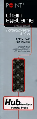 Produktbild von Point Kette 1/2" x 1/8" Eingang, Nabenschaltung Fahrradkette