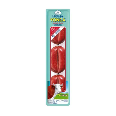 Produktbild von Efepasa Yonca – Rinder-Knoblauchrohwurst, fingerförmig, Halal, 500 g