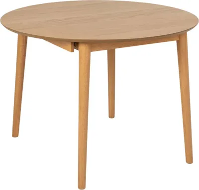 Obrázek produktu pro Jídelní stůl Montreux Ø115/154cm včetně přídavných desek přírodní.