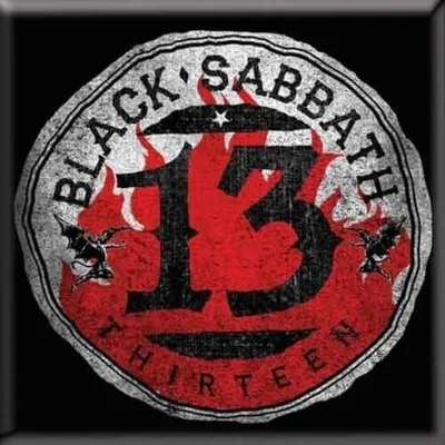 Produktbild von Black Sabbath 13 Flame Circle Magnet