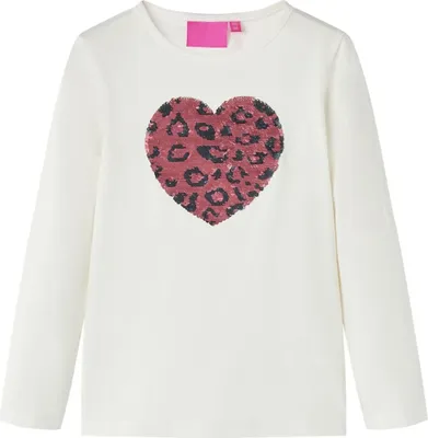Produktbild von "2026 Promotion" Kinder-Langarmshirt - T-Shirt - Ecru 116 - Langarmshirts CC610
