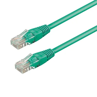 Imagen del producto de WP WPC-PAT-6U010G, 1 metro, Cat6, U/UTP (UTP), RJ-45, RJ-45, verde